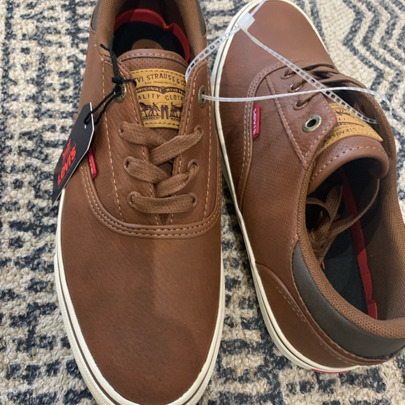 Levi’s Brown Men Shoes Size 8 - Picture 3 of 4